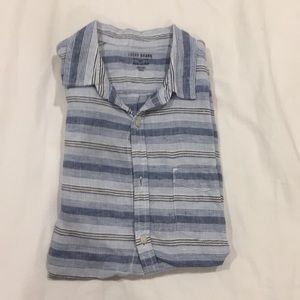 Short Sleeve Lucky Button-Down